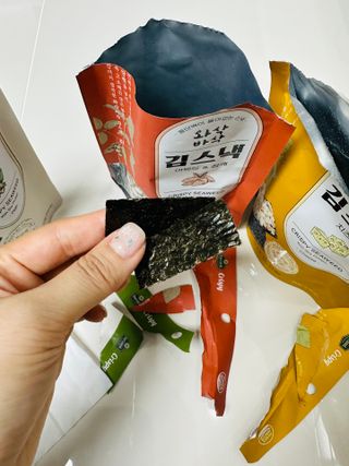 더빈트 와삭바삭 김스낵 — 4점을 준 리뷰어가 2023년 1월 올린 사용 사진