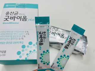 프리마인 유산균 국가지정연구소 선정, 살아있는 생유산균 200억 마리의 힘. 유산균n굿바이옴플러스 — 5점을 준 리뷰어가 2021년 10월 올린 사용 사진