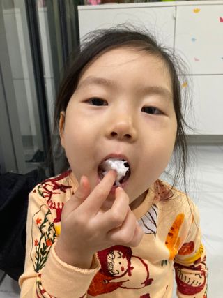 젤리벨리 솜사탕 2종-딸기치즈케이크, 바닐라 — 5점을 준 리뷰어가 2022년 1월 올린 사용 사진
