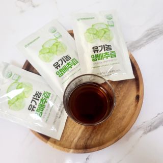 참앤들황토농원 국내산 유기농 양배추를 그대로 담은,  유기농 양배추즙  80ml X 30포 1박스 — 4.5점을 준 리뷰어가 2023년 4월 올린 사용 사진