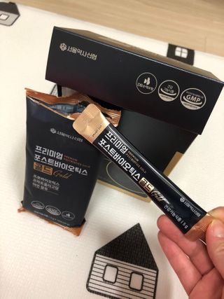 서울약사신협_프리미엄포스트바이오틱스골드_5g x 50포 — 5점을 준 리뷰어가 2021년 1월 올린 사용 사진