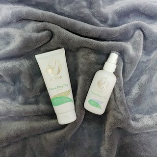 mom e 맘이 내추럴 베이비 케어 크림+바디오일 — 4점을 준 리뷰어가 2021년 1월 올린 사용 사진