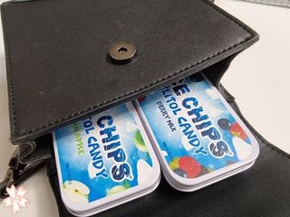 [아이스칩스] 무설탕 비건 자일리톨 캔디 7종 2개기준 — 4점을 준 리뷰어가 2021년 8월 올린 사용 사진