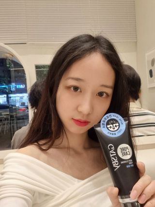 [갸스비] 명불허전, 남성을 위한 브랜드 갸스비의 올인원, 폼클렌징, 헤어오일 3종 — 5점을 준 리뷰어가 2021년 4월 올린 사용 사진