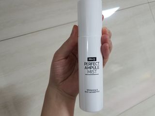 리생 [Re생] 퍼팩트 앰플 이중 기능성 미스트 100ml  피부미백 주름개선 = 총 2개 200ml 증정 — 3점을 준 리뷰어가 2021년 9월 올린 사용 사진