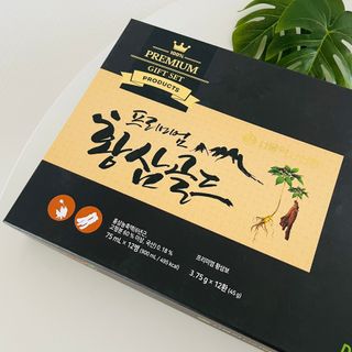 서울약사신협_프리미엄황삼골드_3.75g x 12환+75mgx12병 — 5점을 준 리뷰어가 2021년 1월 올린 사용 사진