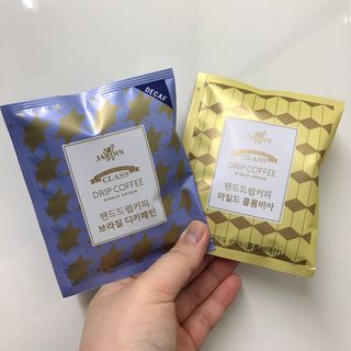 (주)쟈뎅 쟈뎅 클래스 핸드 드립 커피 10P 2종_디카페인 1종+랜덤 플레이버 1종 — 5점을 준 리뷰어가 2021년 4월 올린 사용 사진