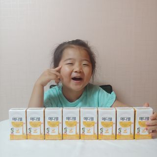 메디웰 페디아드링크 미니 바나나맛 — 5점을 준 리뷰어가 2022년 8월 올린 사용 사진