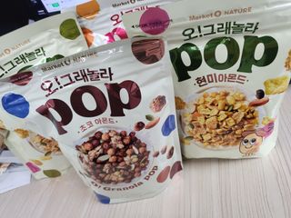 오!그래놀라팝 현미아몬드 — 5점을 준 리뷰어가 2022년 4월 올린 사용 사진