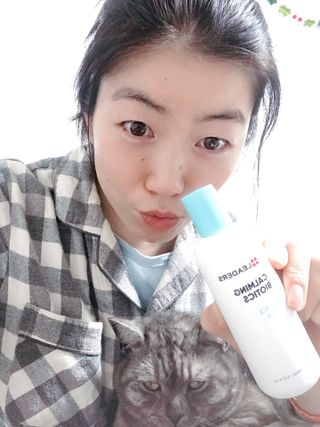리더스코스메틱 리더스 카밍 바이오틱스 에센스 워터 — 4.5점을 준 리뷰어가 2021년 3월 올린 사용 사진
