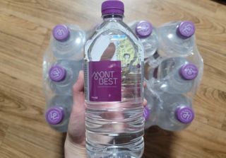 몽베스트 MONTBEST 1L 12입 — 5점을 준 리뷰어가 2022년 7월 올린 사용 사진
