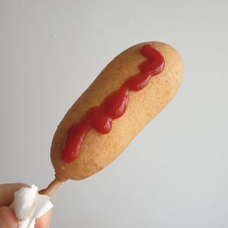 오마뎅 한우핫도그 — 5점을 준 리뷰어가 2021년 5월 올린 사용 사진