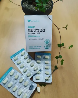 [푸름웰니스] 프리미엄 엽산 (500mgX120정) — 5점을 준 리뷰어가 2022년 6월 올린 사용 사진