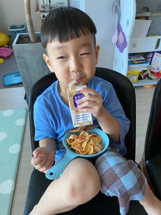 소화가 잘되는 우유 국산 5곡 미숫가루 — 5점을 준 리뷰어가 2021년 9월 올린 사용 사진