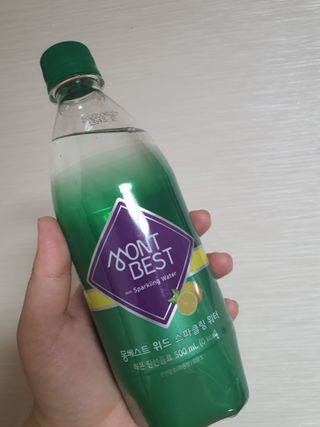 몽베스트 Montbest with Sparkling water Lemon OR Lime 20병(랜덤) — 5점을 준 리뷰어가 2021년 10월 올린 사용 사진