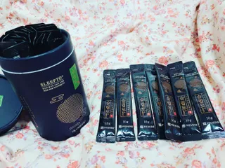 프리마인 자체 기업부설 연구소에서 찾아낸 건강한 수면의 비밀.  슬립토 플러스 30포 — 5점을 준 리뷰어가 2021년 12월 올린 사용 사진