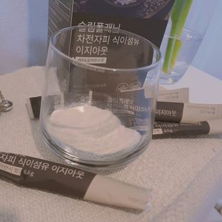슬림플래닛 차전자피 식이섬유 이지아웃 — 3점을 준 리뷰어가 2021년 4월 올린 사용 사진
