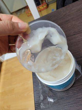 약손명가코스메틱 에오스보떼 뉴트리브 크림 마스크 솔트 500ml — 5점을 준 리뷰어가 2022년 1월 올린 사용 사진