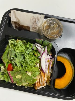 참살이도시락 작심삼일 샐러드도시락 3개 맛보기 새벽배송 또는 택배배송 — 5점을 준 리뷰어가 2021년 8월 올린 사용 사진