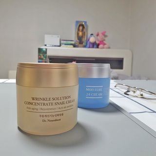 Dr.느루벗 느루벗 링클 솔루션 콘센트레이트 스네일 탄력 달팽이 크림 80g — 5점을 준 리뷰어가 2021년 2월 올린 사용 사진