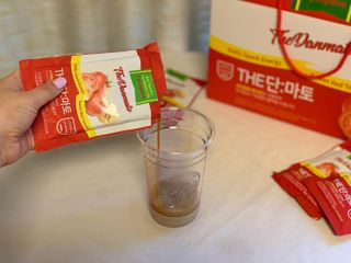 제이제이바이오 더단마토 프리미엄주스 100ml 30팩입 - 무설탕 스테비아 토마토즙 — 5점을 준 리뷰어가 2021년 11월 올린 사용 사진