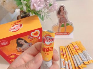 광동생활건강 [제니에디션] 비타500데일리스틱 gift set 60포+제니굿즈 3종+쇼핑백 — 5점을 준 리뷰어가 2021년 11월 올린 사용 사진