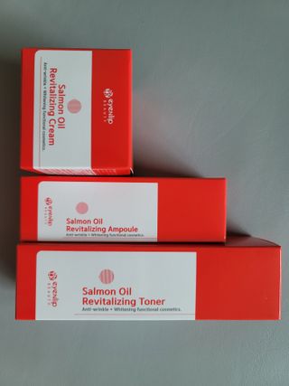아이앤립 / EYENLIP 아이앤립 연어오일 리바이탈라이징 토너+앰플+크림 3종 세트 — 5점을 준 리뷰어가 2021년 7월 올린 사용 사진
