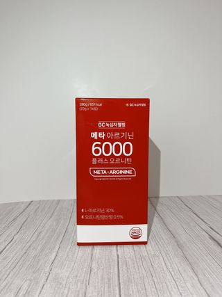 메타아르기닌 GC녹십자웰빙 메타 아르기닌 6000 플러스 오르니틴 — 4.5점을 준 리뷰어가 2022년 12월 올린 사용 사진