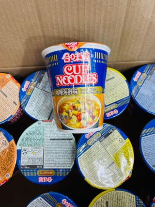 NISSIN 닛신 컵누들  4종 - 씨푸드오리지날, 씨푸드 스파이시, 씨푸드 커리, 씨푸드 XO소스 — 5점을 준 리뷰어가 2022년 12월 올린 사용 사진