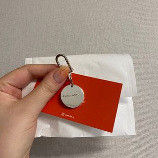 컴바이유 써지컬 각인 키링 [반려동물 인식표, 커플 키링, 가족 키링] — 4점을 준 리뷰어가 2022년 3월 올린 사용 사진