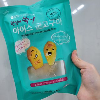 해뜨온 껍질없는 한입아이스 군고구마 120g x 4개 — 5점을 준 리뷰어가 2021년 9월 올린 사용 사진