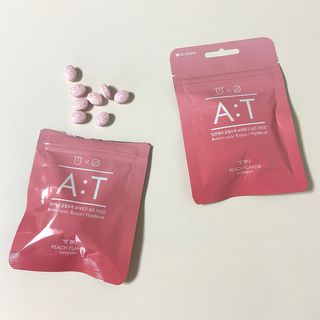 입 냄새 완화에 도움을 주는 에티켓 캔디 복숭아맛 앳캔디 — 5점을 준 리뷰어가 2020년 12월 올린 사용 사진
