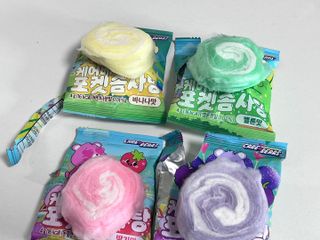 스낵스 포켓솜사탕 4가지맛 🍓딸기🍈멜론🍌바나나🍇포도 (총 20봉) — 5점을 준 리뷰어가 2024년 2월 올린 사용 사진