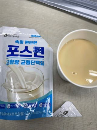 자연에온 마시는 프로틴 고함량 균형단백질 음료 포스틴 125ml 10개입 1BOX — 4.5점을 준 리뷰어가 2021년 3월 올린 사용 사진