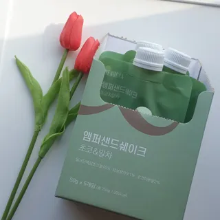 [뷰캔] 건강한 식사대용 앰퍼샌드 단백질 쉐이크 초코&말차 50g — 4점을 준 리뷰어가 2022년 6월 올린 사용 사진