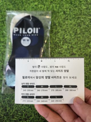 [사이즈가 있는 양말 필로이] 여자 스니커즈 발목 양말 5족 세트【 S, M, L, 】3가지 사이즈 — 4점을 준 리뷰어가 2022년 7월 올린 사용 사진