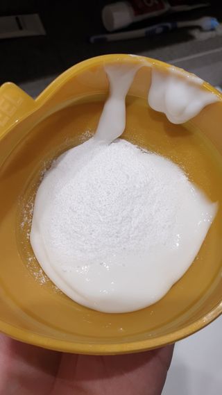 메디필 레드 락토 콜라겐 모델링 팩 — 5점을 준 리뷰어가 2021년 3월 올린 사용 사진