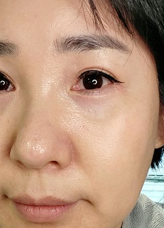 [MONDRAW] 몬드로우 붓펜 아이라이너 — 5점을 준 리뷰어가 2022년 1월 올린 사용 사진