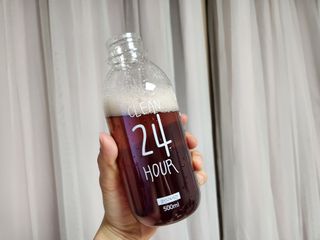 클린24시간 1BOX(5포) + 전용보틀(500ml) — 5점을 준 리뷰어가 2023년 2월 올린 사용 사진