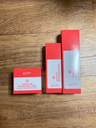 아이앤립 / EYENLIP 아이앤립 연어오일 리바이탈라이징 토너+앰플+크림 3종 세트 — 4.5점을 준 리뷰어가 2021년 6월 올린 사용 사진
