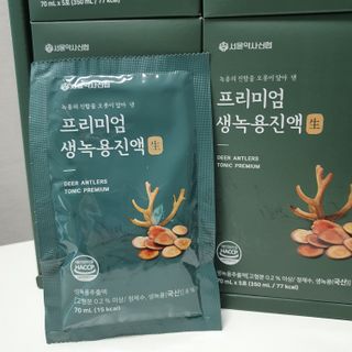 서울약사신협 약사신협_생녹용 진액_70ml x 30포 — 5점을 준 리뷰어가 2021년 7월 올린 사용 사진