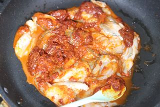 [푸딩팩토리] 불맛양념 쭈꾸미볶음 300G_엄선한 쭈꾸미원물과 양념이 신의 한수! — 5점을 준 리뷰어가 2022년 9월 올린 사용 사진