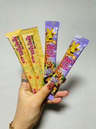 다나음 180도 칼슘젤리+아연면역젤리 — 5점을 준 리뷰어가 2022년 1월 올린 사용 사진