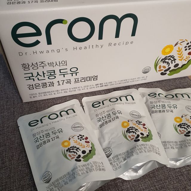 황성주 박사의 국산콩 두유 검은콩과 17곡 프리미엄 리뷰 사진