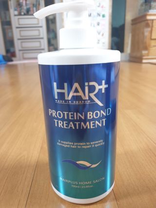 헤어플러스 단백질탈모샴푸 500ml+단백질본드앰플 145ml — 5점을 준 리뷰어가 2021년 3월 올린 사용 사진
