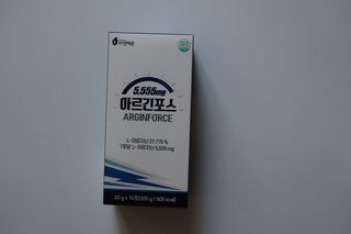 자연에온 아르긴포스 L-아르기닌 5555mg 스틱 15개입 1박스 — 4.5점을 준 리뷰어가 2021년 4월 올린 사용 사진