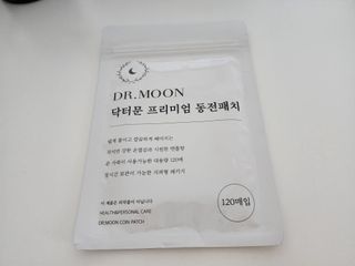 [닥터문] 프리미엄 동전패치 멘톨향 120매 — 5점을 준 리뷰어가 2022년 7월 올린 사용 사진