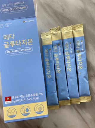 메타웰빙 GC녹십자웰빙 메타 글루타치온 — 5점을 준 리뷰어가 2022년 9월 올린 사용 사진