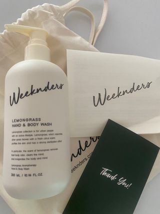 [위켄더스] 기분좋은 하루를 선사해주는 핸드& 바디워시 1종 랜덤발송 — 5점을 준 리뷰어가 2022년 6월 올린 사용 사진