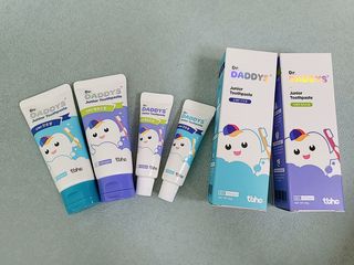 닥터데디스 안심불소 튼튼치약(청포도, 민트 중 택 1) 60g + 여행용 미니 치약 15g — 5점을 준 리뷰어가 2022년 8월 올린 사용 사진